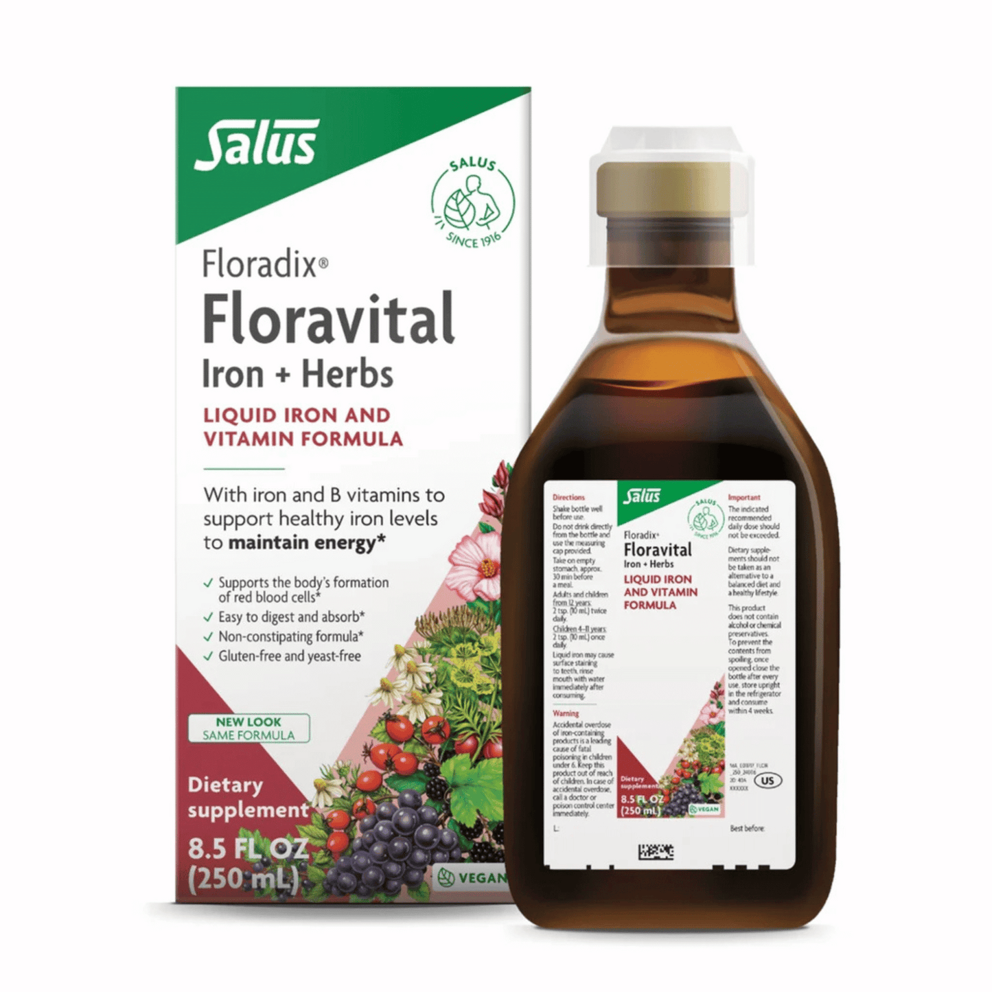 Primary Image of Floravital Iron + Herbs - Yeast Free