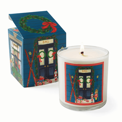 Primary Image of Home for the Holidays Roland Pine Large Soy Glass Candle