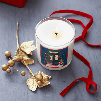 Alternate Image of Home for the Holidays Roland Pine Large Soy Glass Candle