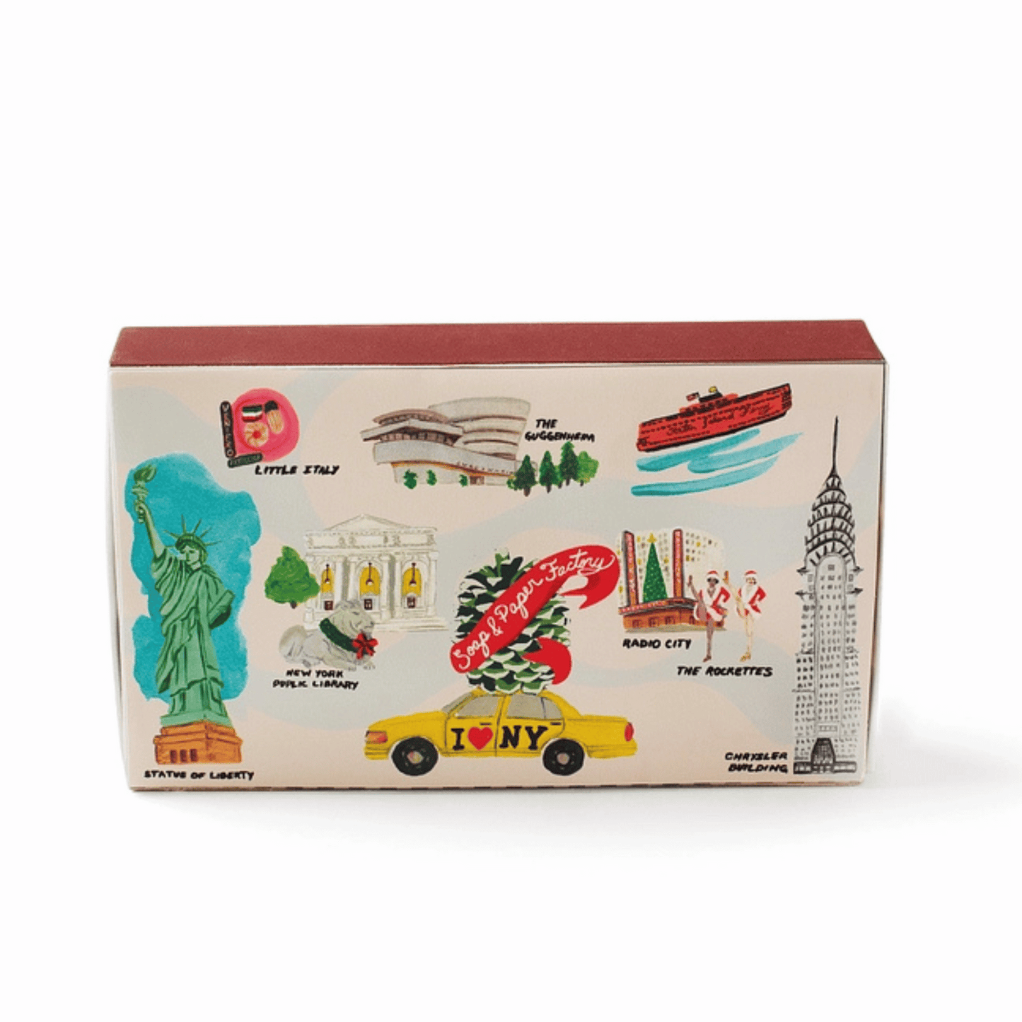 Primary image of Soap & Paper Factory Holiday in New York Boxed Matches (60 ct)