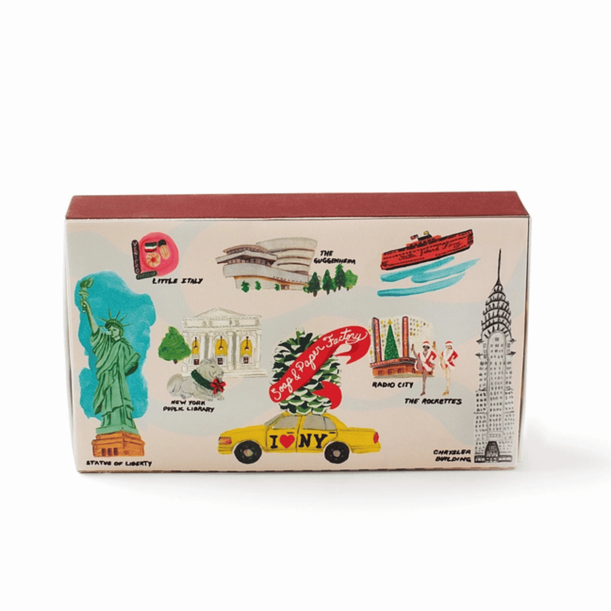 Primary image of Soap & Paper Factory Holiday in New York Boxed Matches (60 ct)