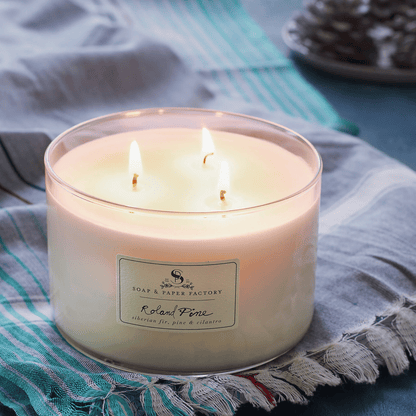 Alternate Image of Roland Pine Three-Wick Soy Candle