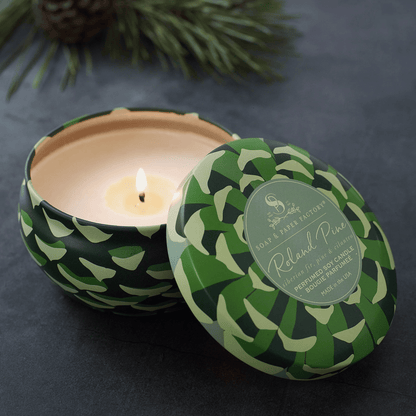 Alternate Image of 6 oz Tin Roland Pine Candle