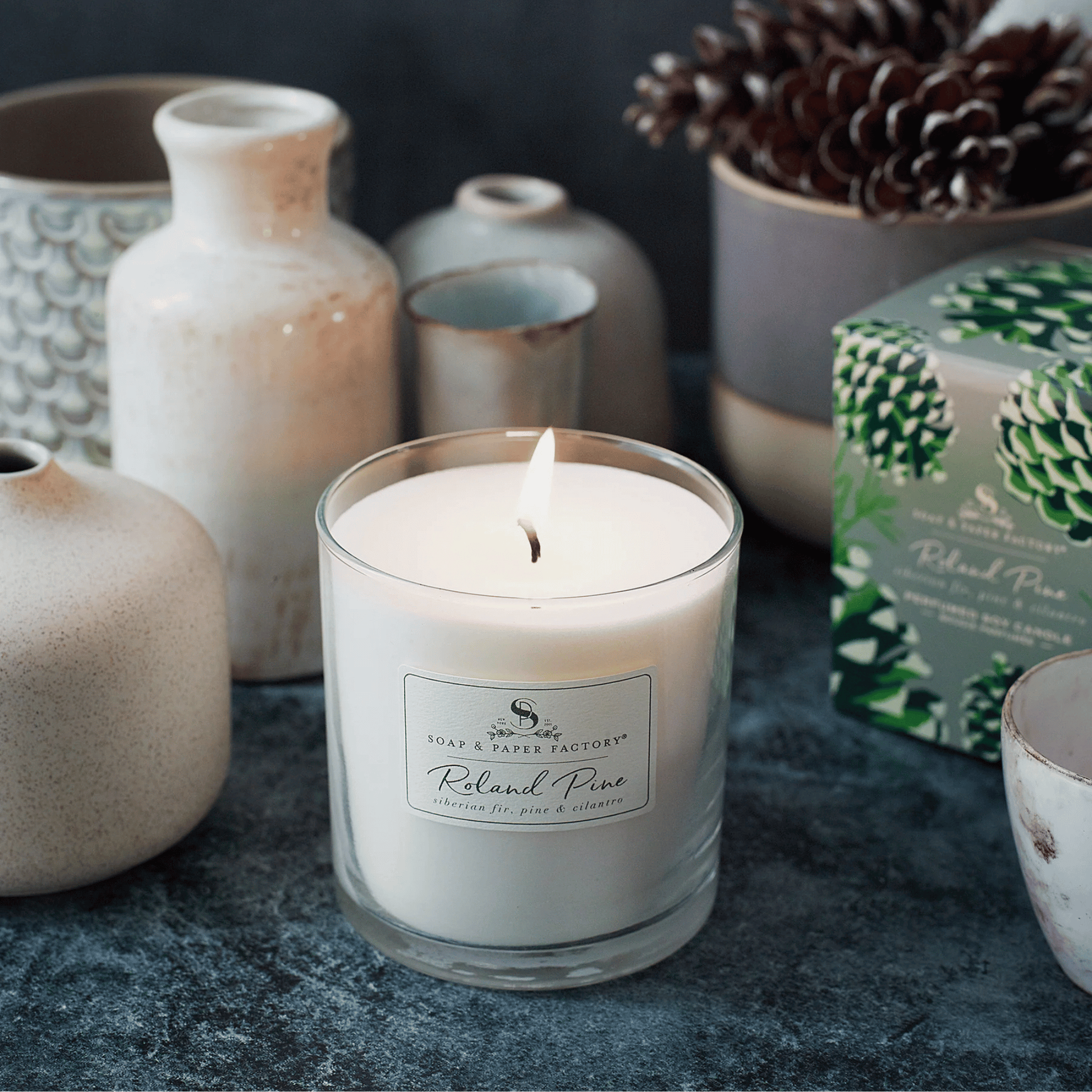 Alternate Image of Roland Pine Soy Candle
