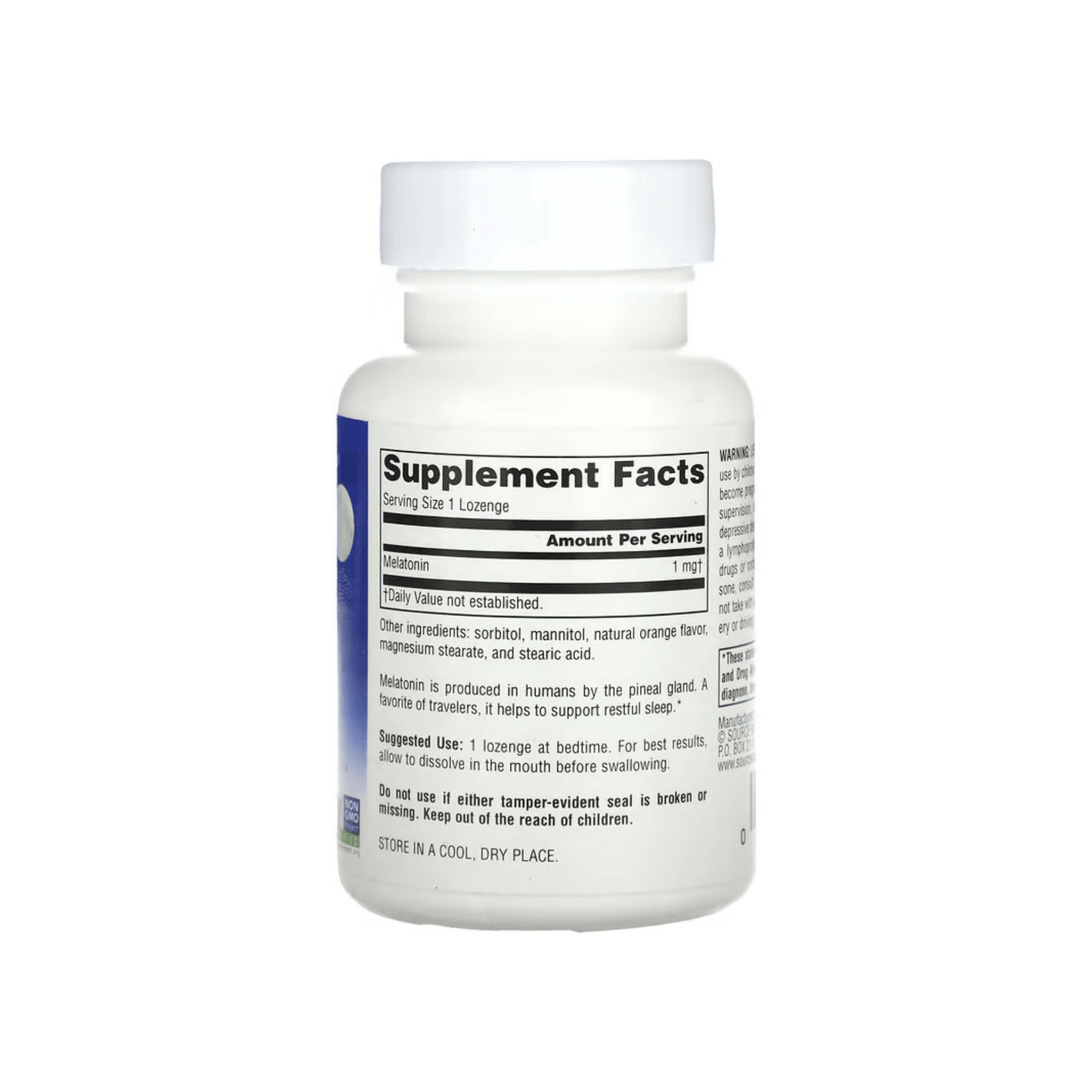 Alternate Image of Melatonin 1mg Lozenge Orange