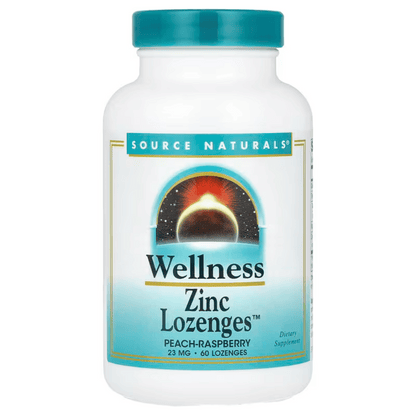 Primary Image of Wellness Zinc Lozenges Peach-Raspberry 23 mg