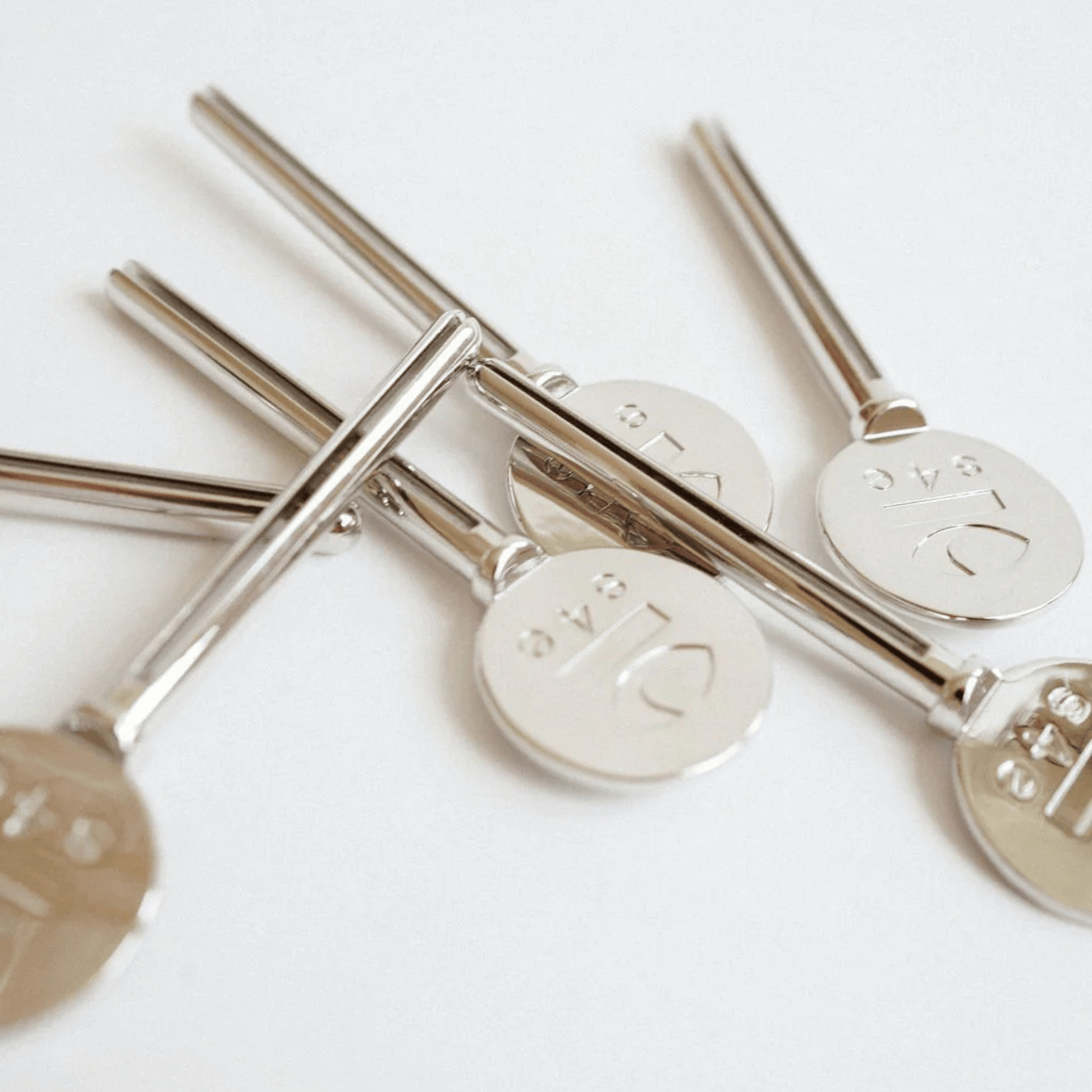 Alternate Image of Tube Key, silver tube key with round end