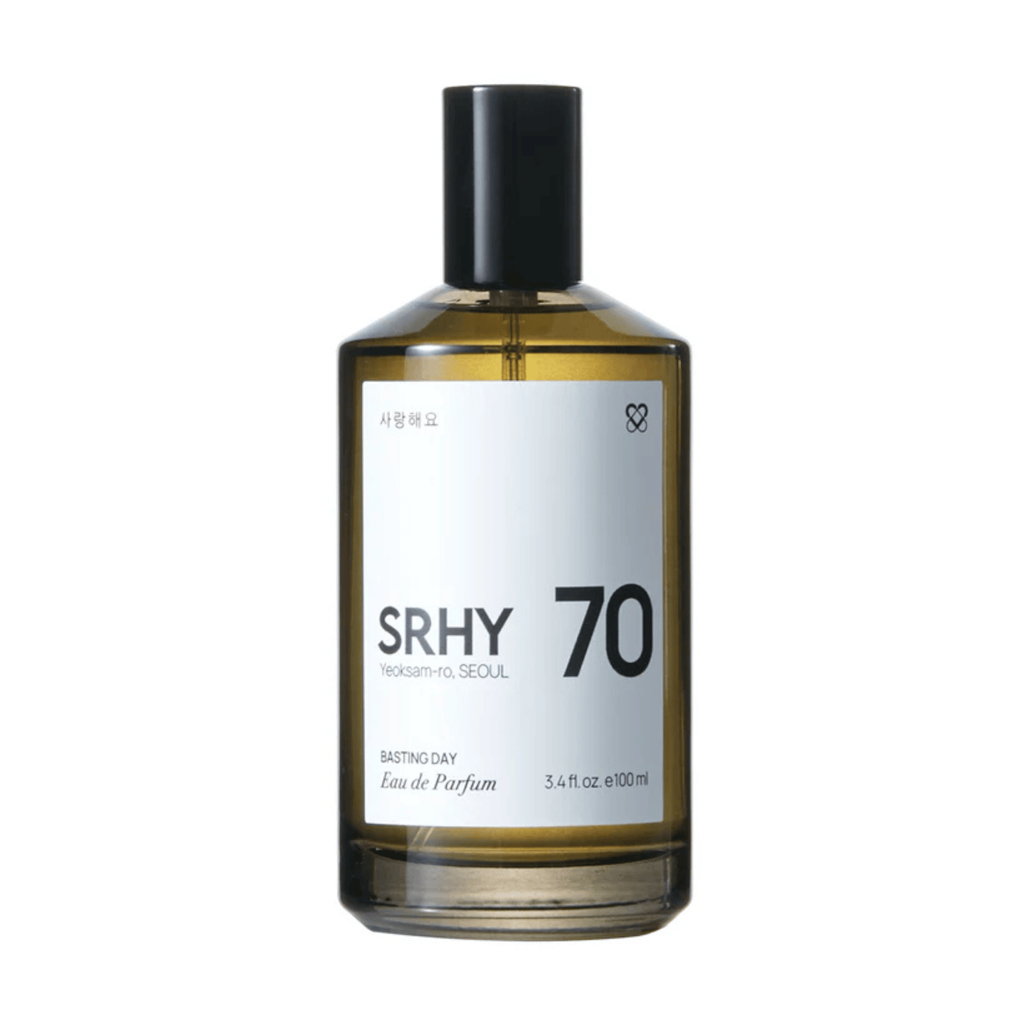 Primary Image of 70. Basting Day EDP, dark perfume bottle with white label
