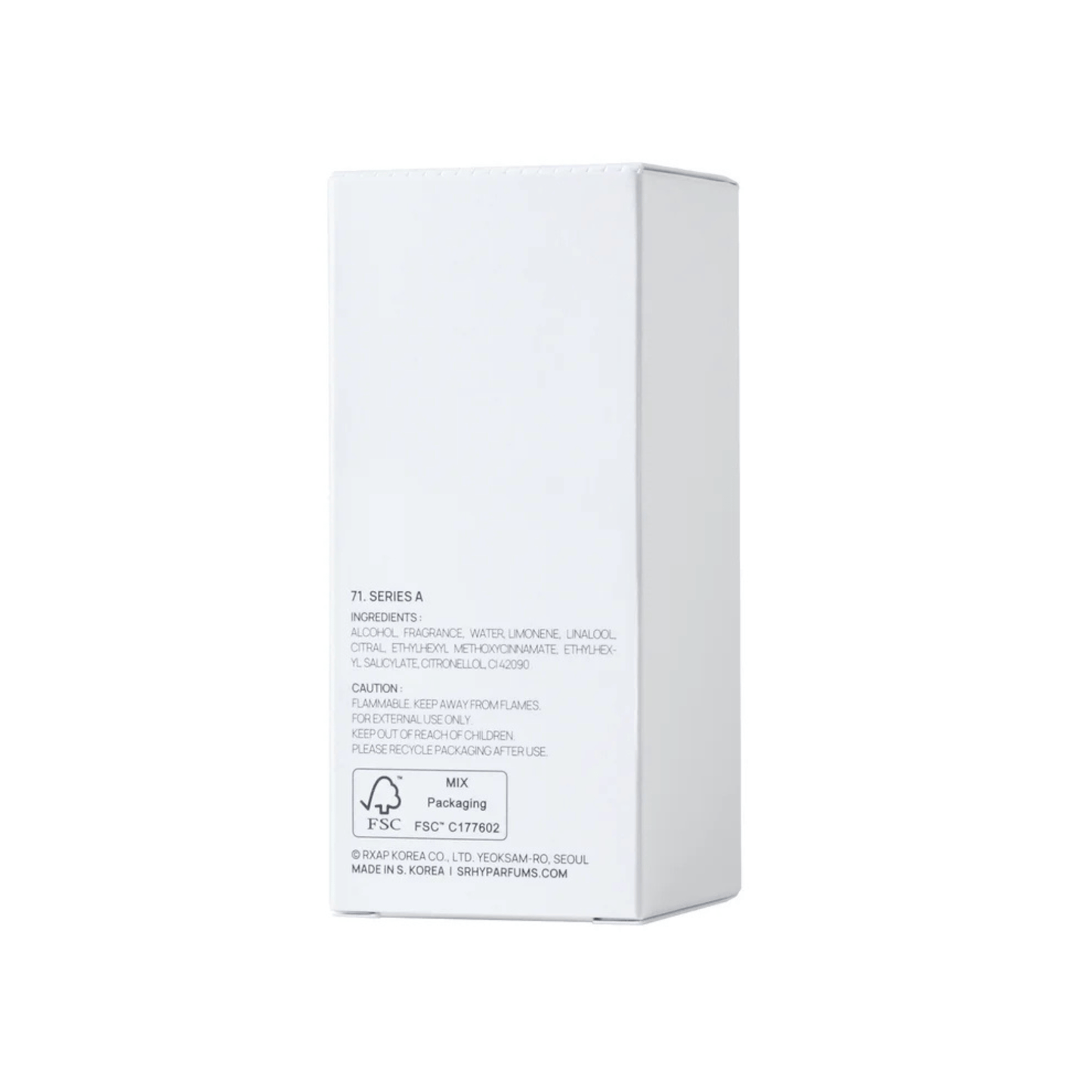 Alternate Image of 71. Series A EDP, white perfume box