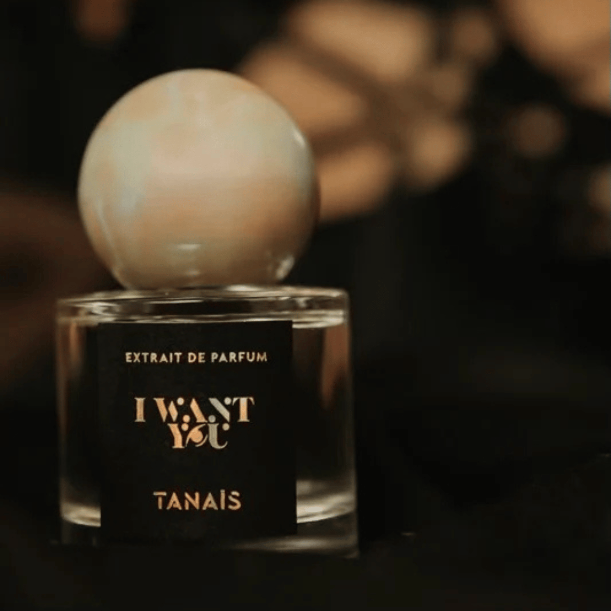 Alternate Image of I Want You Extrait de Parfum, glass perfume bottle with black label