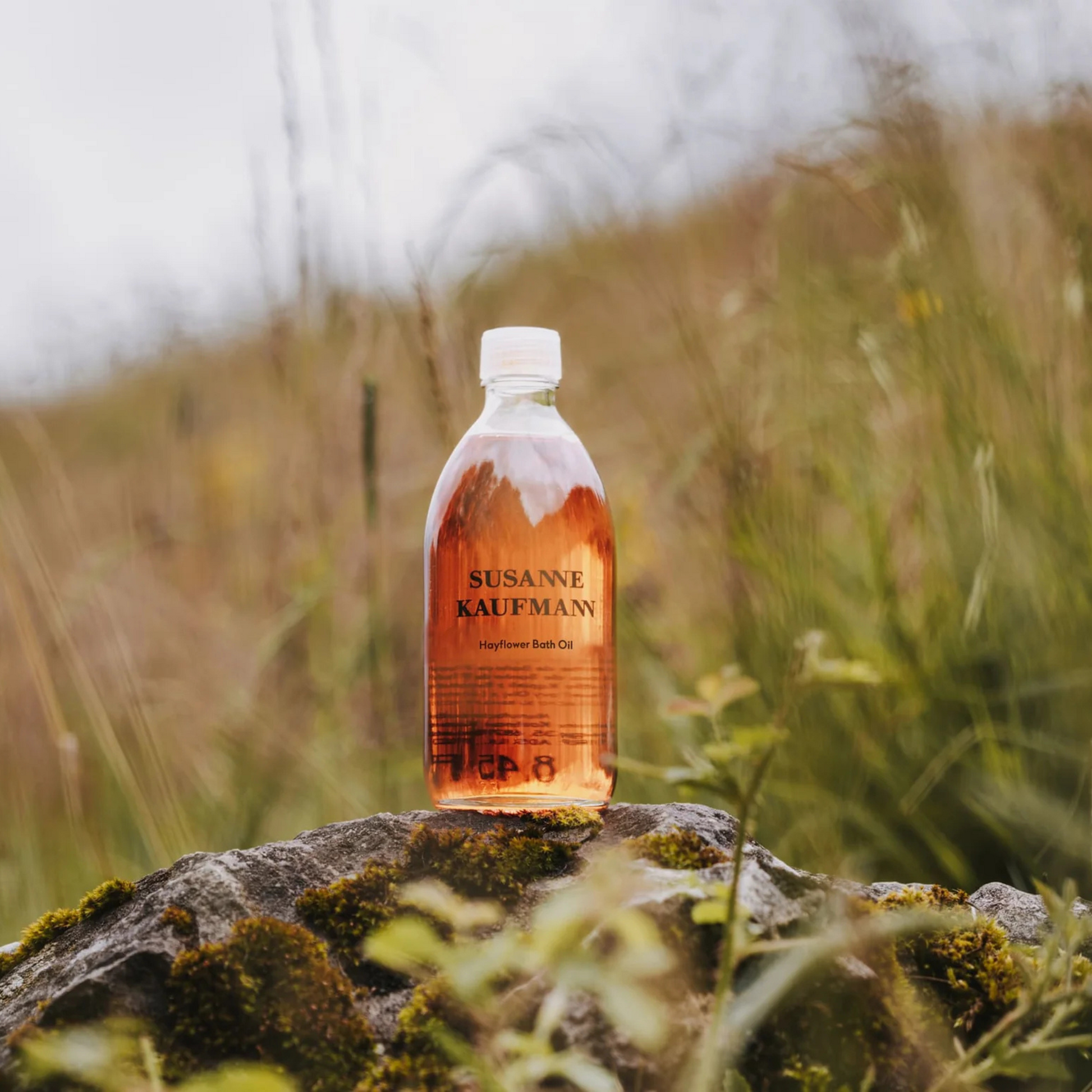 Lifestyle Image of Susanne Kaufmann Hayflower Bath Oil