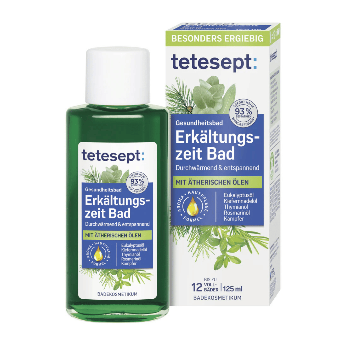 Primary Image of Erkaltungs Bad, white box and green bath soak bottle with white lid