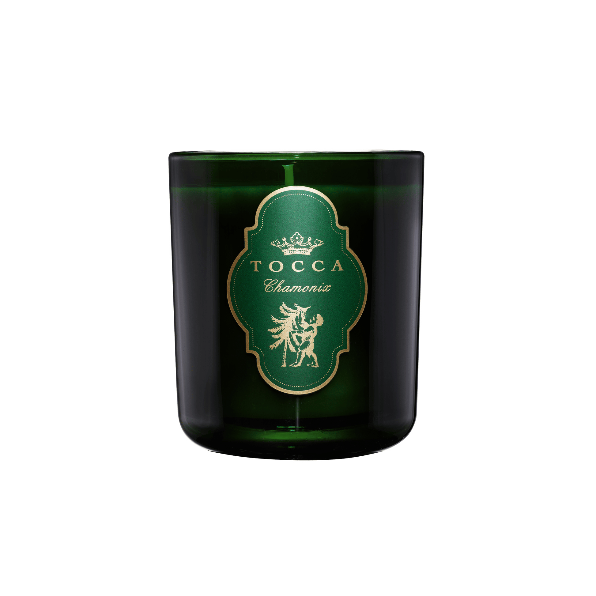 Alternate Image of Chamonix Green Glass Candle
