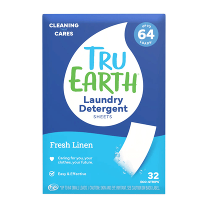 Primary Image of Eco-strips Fresh Linen Laundry Detergent, paper sleeve for detergent strips