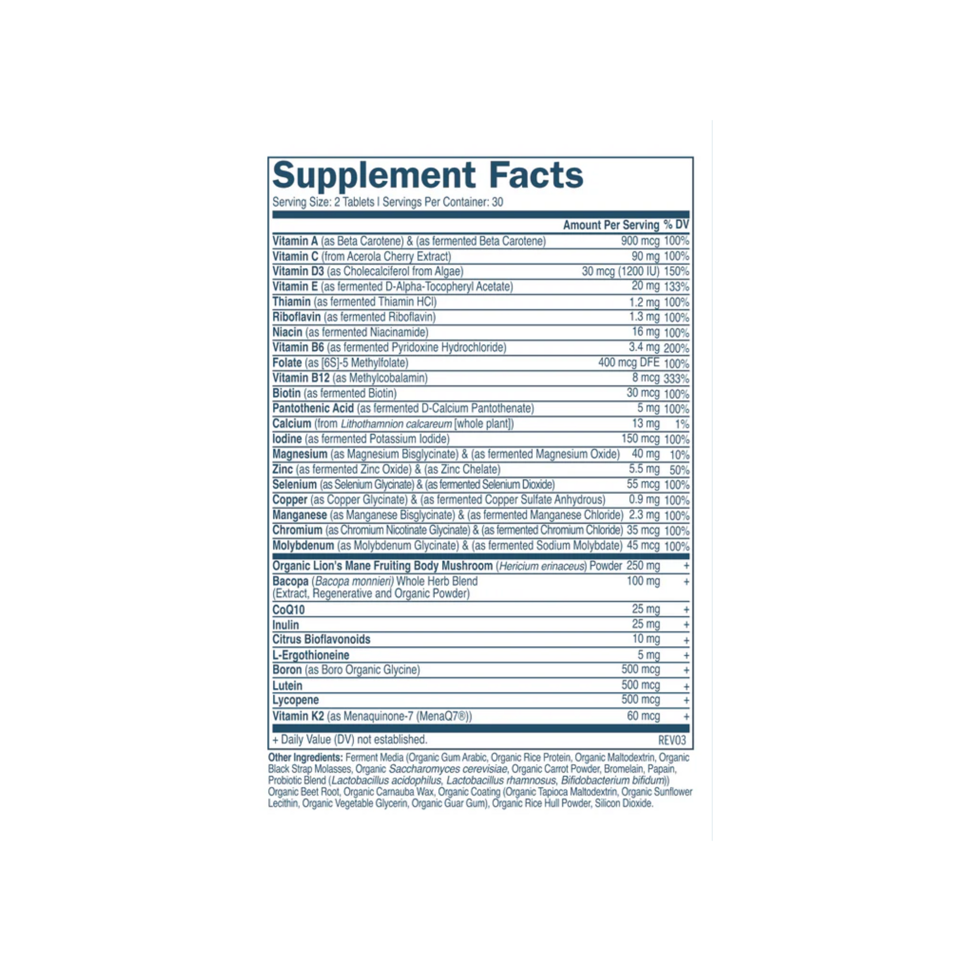 primary image of true grace mens multivitamin 120