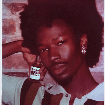 Alternate Image of 34 Bohemian Cafes EDP, fragrance bottle with model