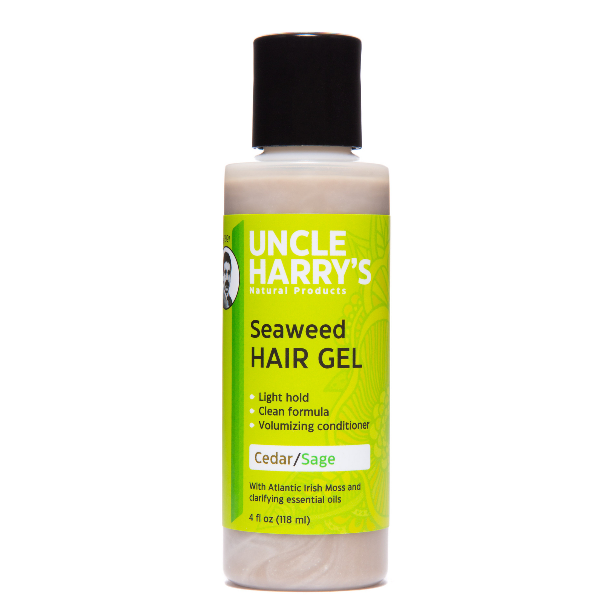 primary image of uncle harry's cedar sage hair gel