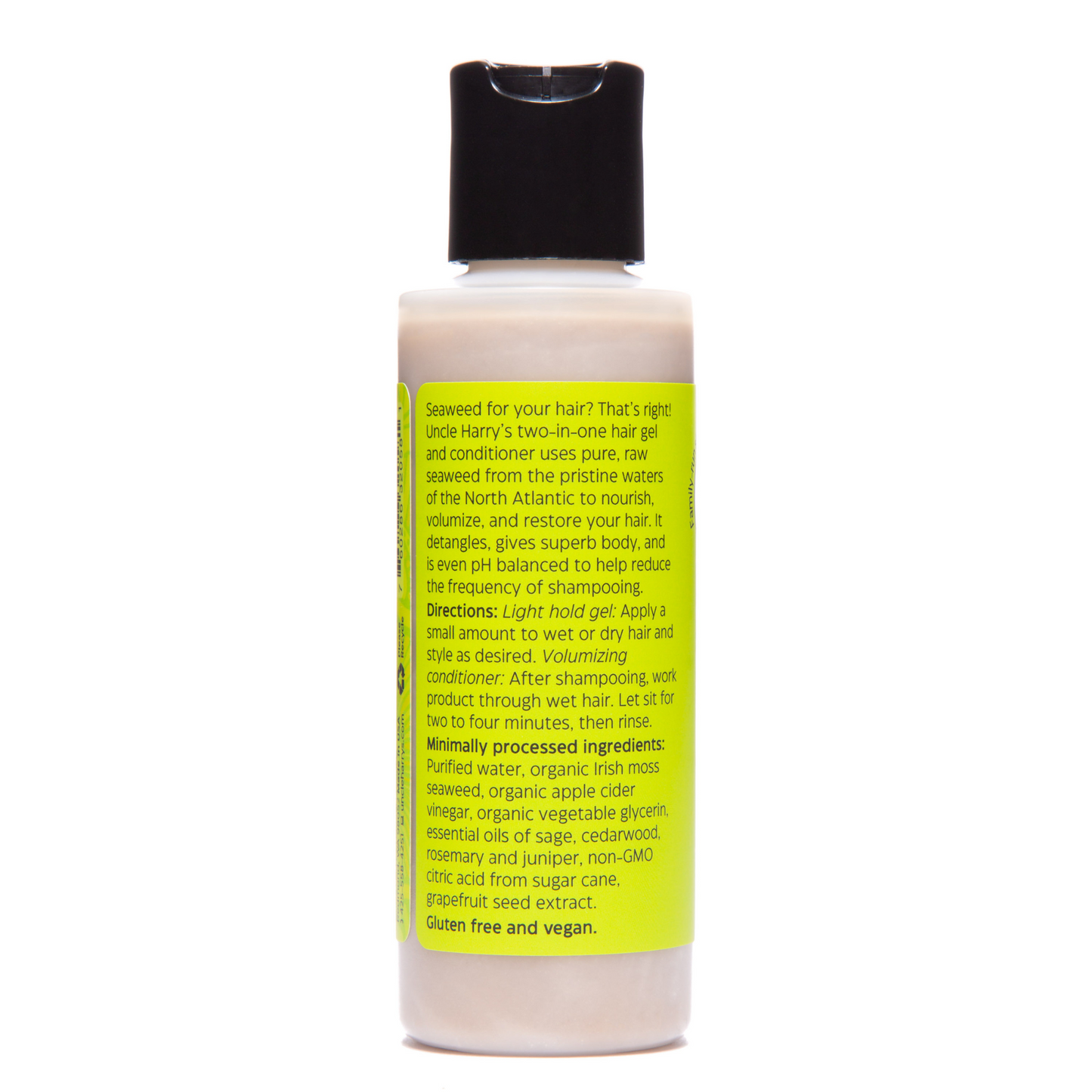 alternate image of uncle harry's cedar sage hair gel