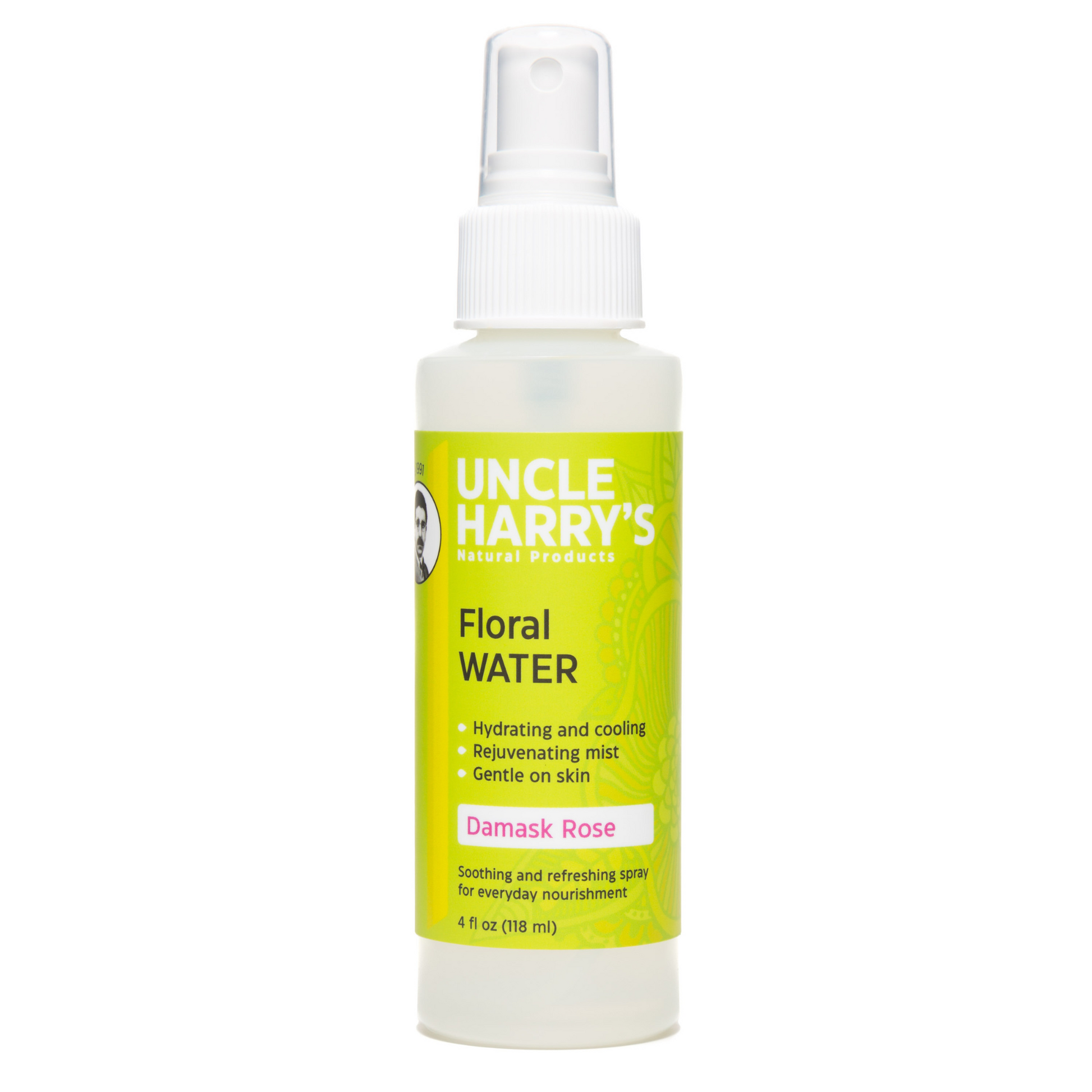 primary image of uncle harry's damask rose floral water 4oz