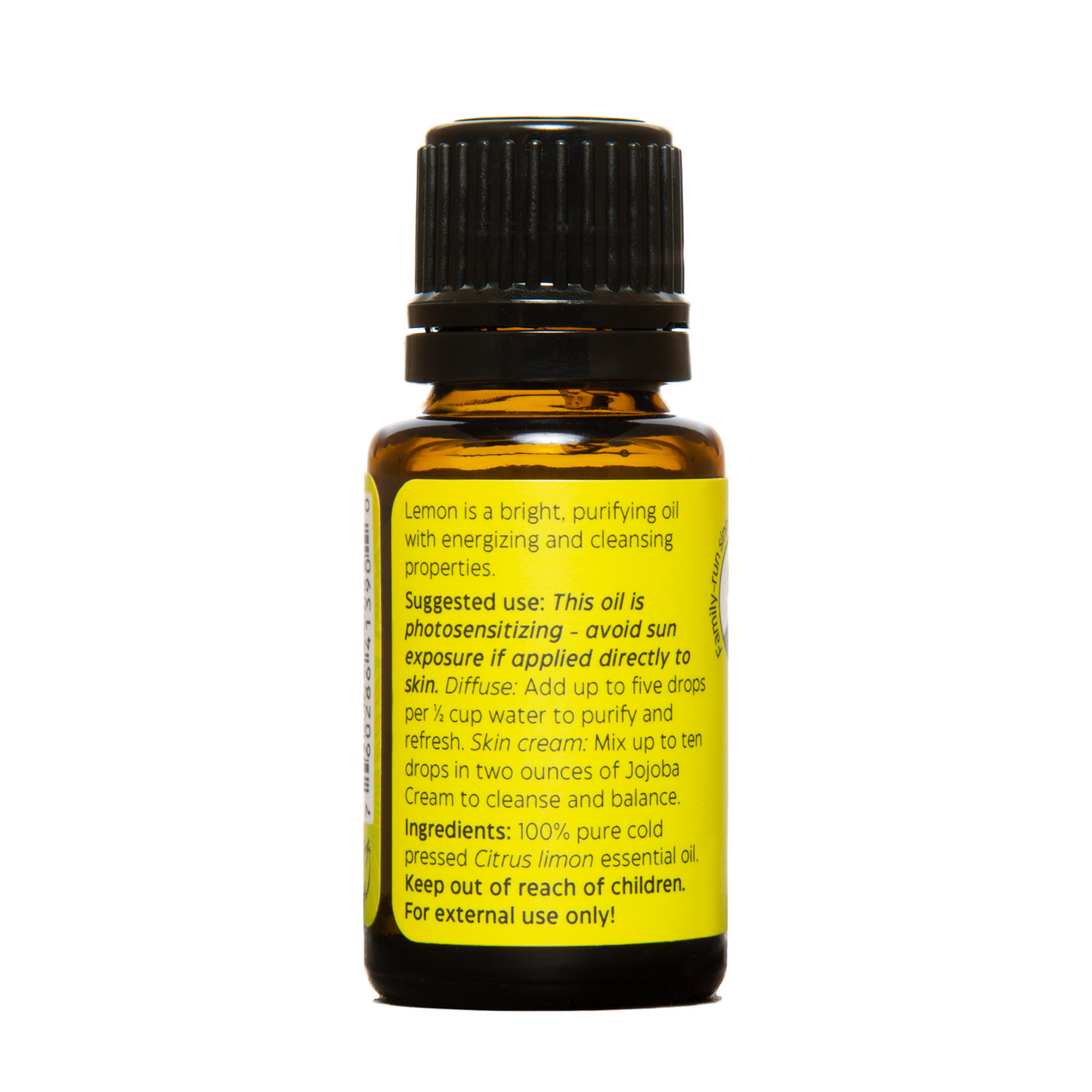 alternate image of uncle harry's lemon essential oil