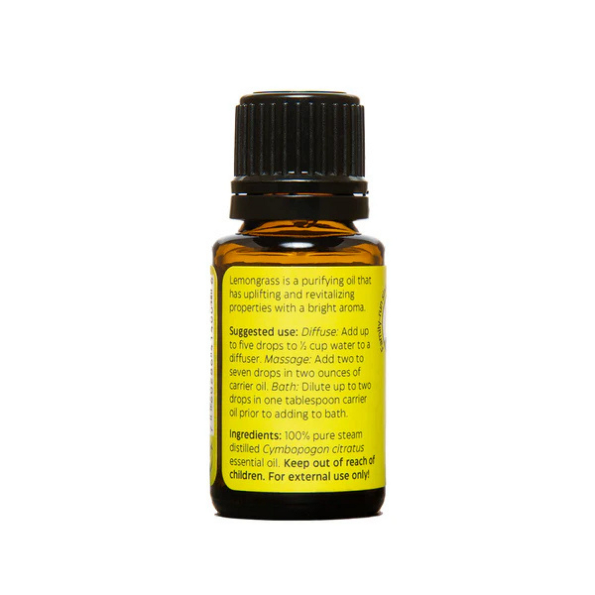 alternate image of uncle harry's lemongrass essential oil