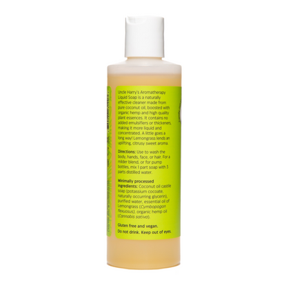 alternate image of uncle harry's lemongrass soap 8oz