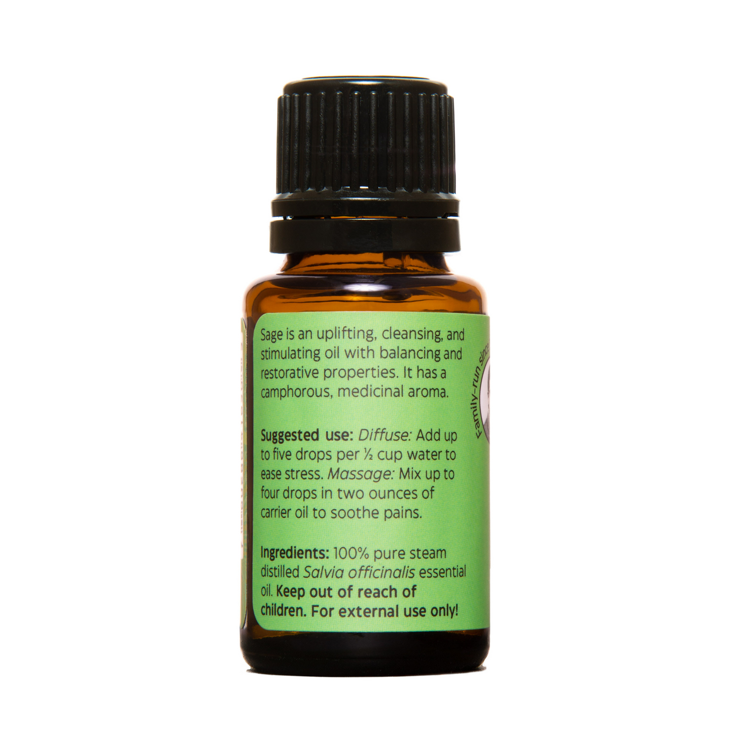 alternate image of uncle harry's sage oil