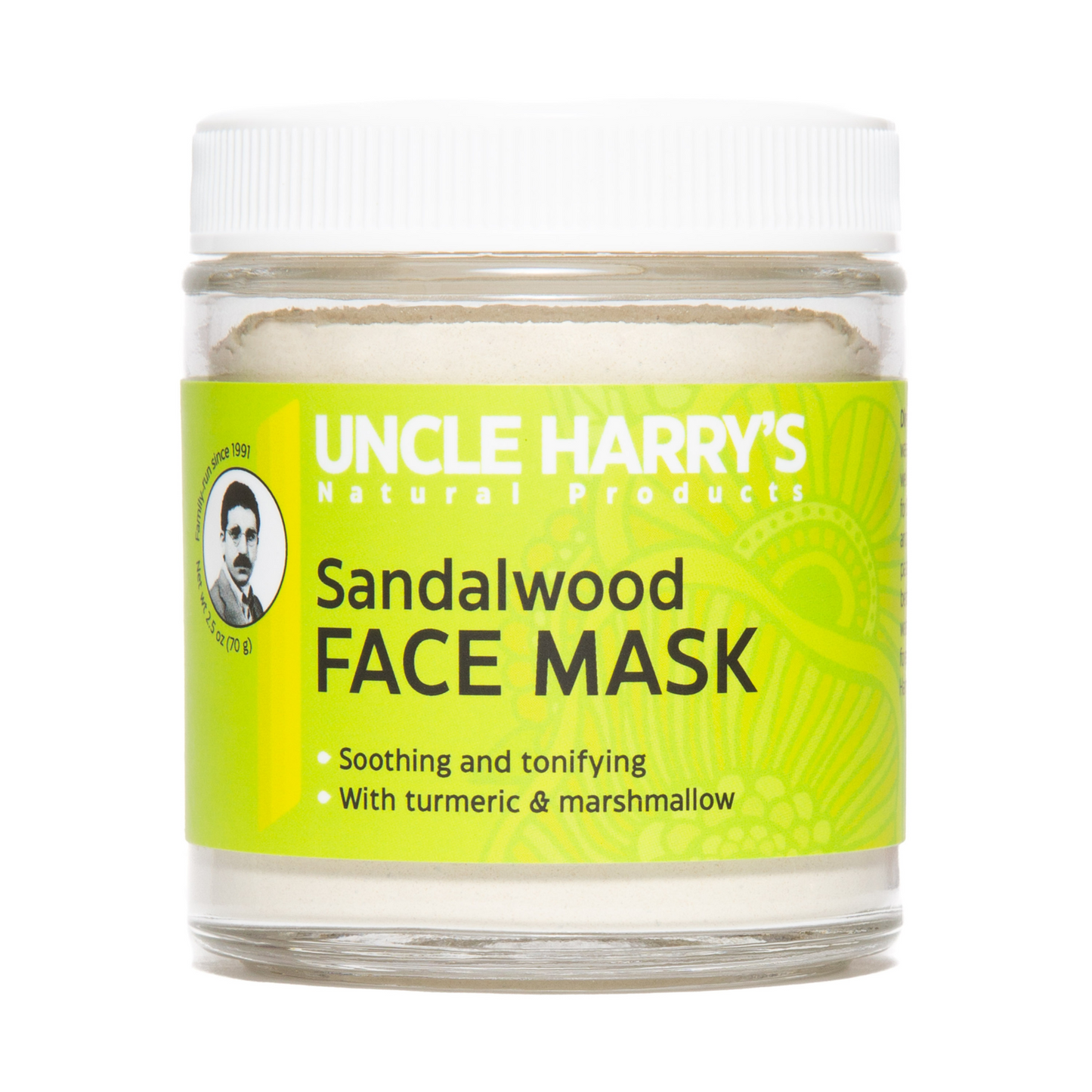 primary image of uncle harry's sandalwood face mask lg