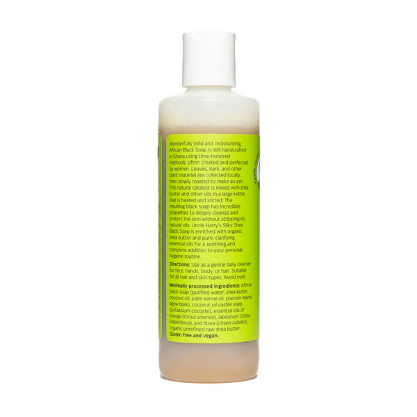 alternate image of uncle harry's silky shea black soap