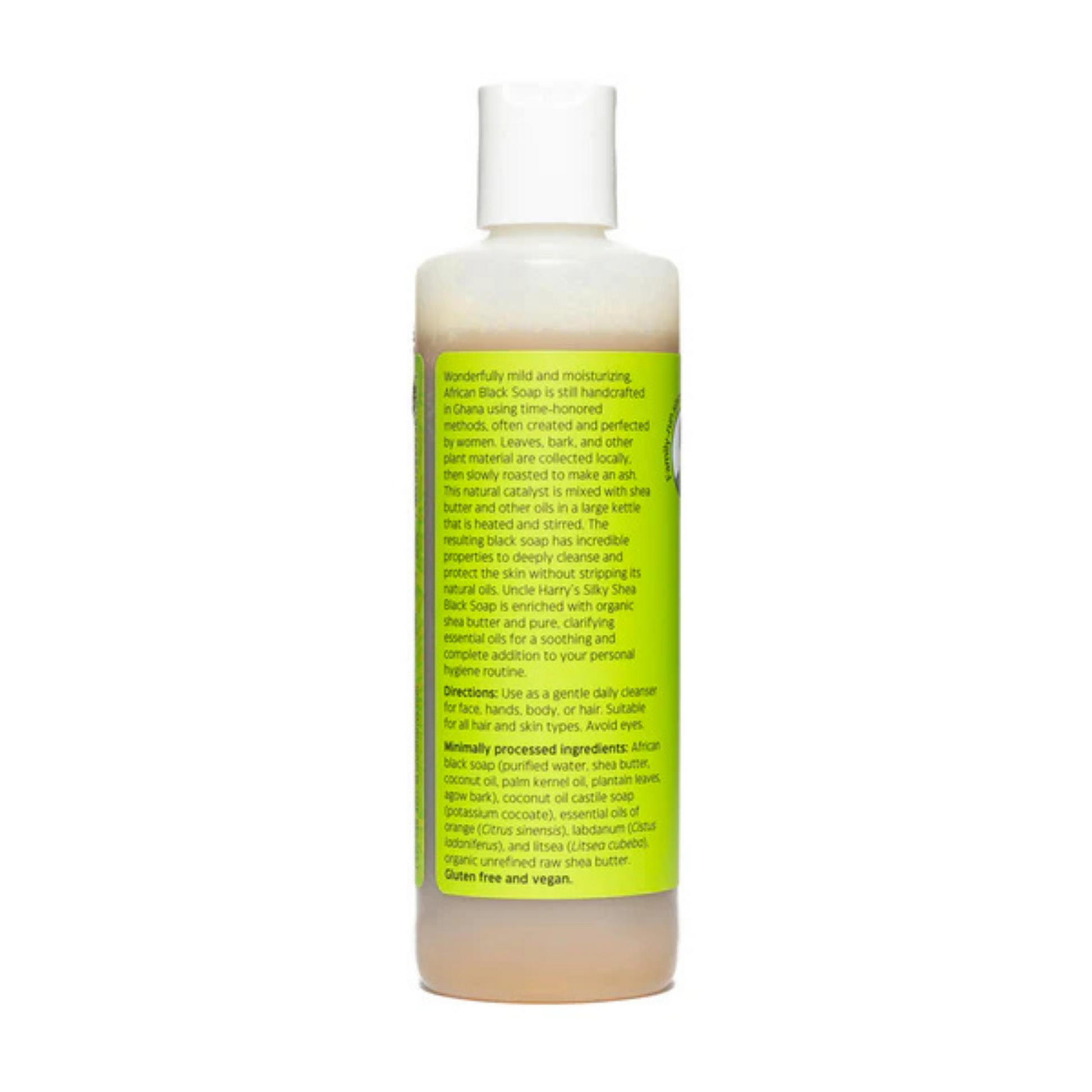 alternate image of uncle harry's silky shea black soap