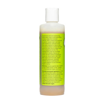 alternate image of uncle harry's silky shea black soap