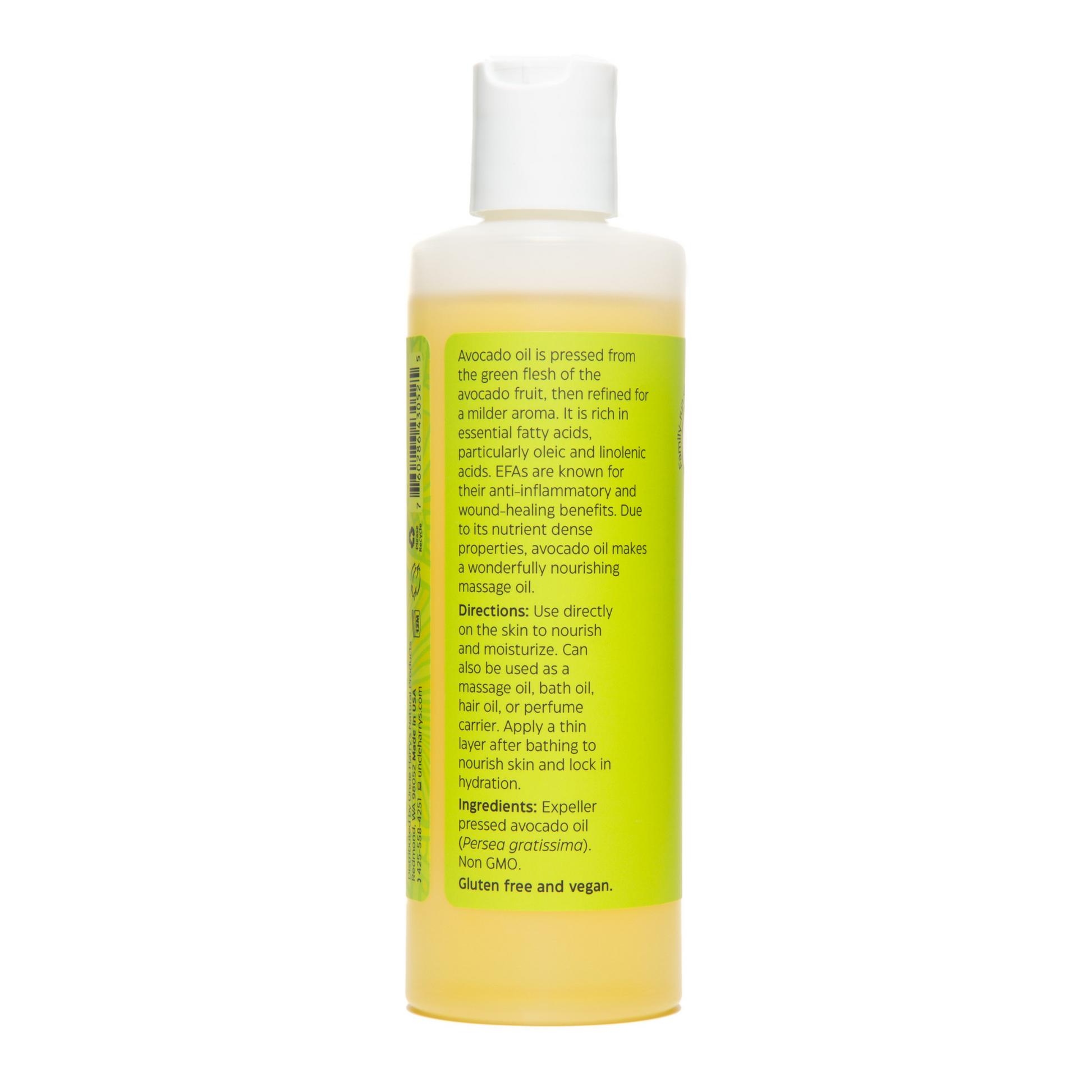 alternate image of uncle harry's avocado oil 8oz