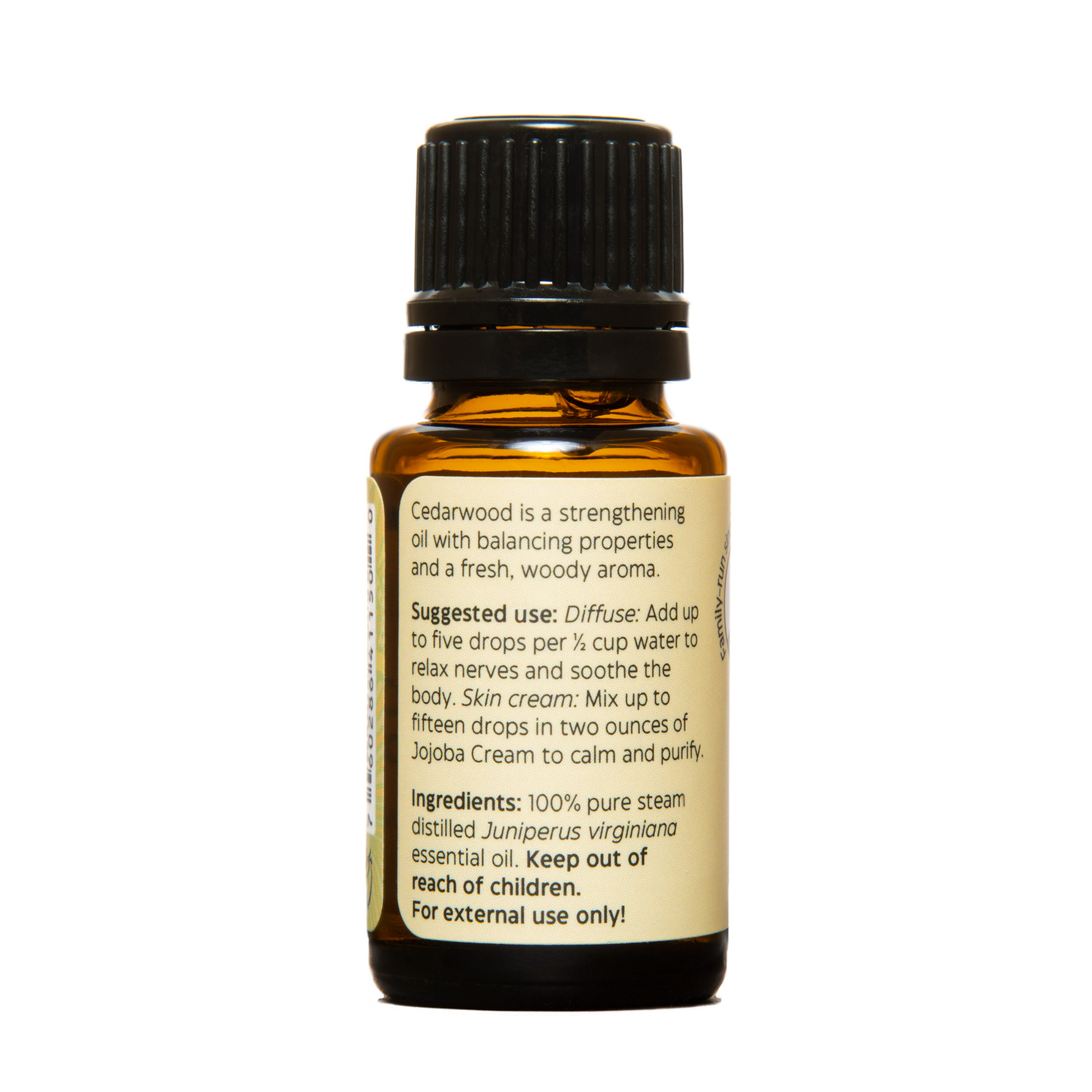 alternate image of uncle harry's cedarwood essential oil