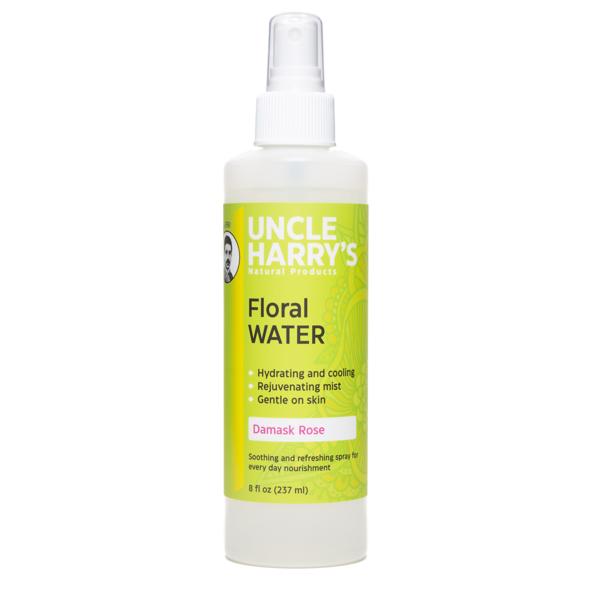 primary image of uncle harry's damask rose floral water 8oz