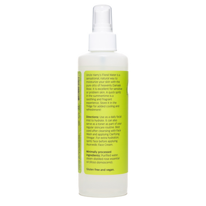 alternate image of uncle harry's damask rose floral water 8oz