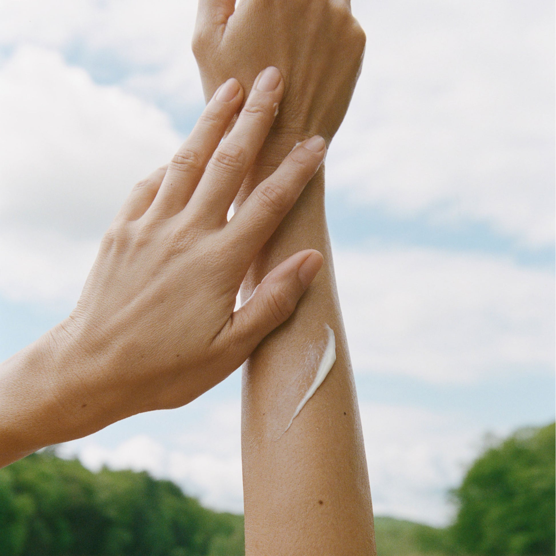Alternate Image of Golden Hour Body Serum, dark blue pump top bottle 