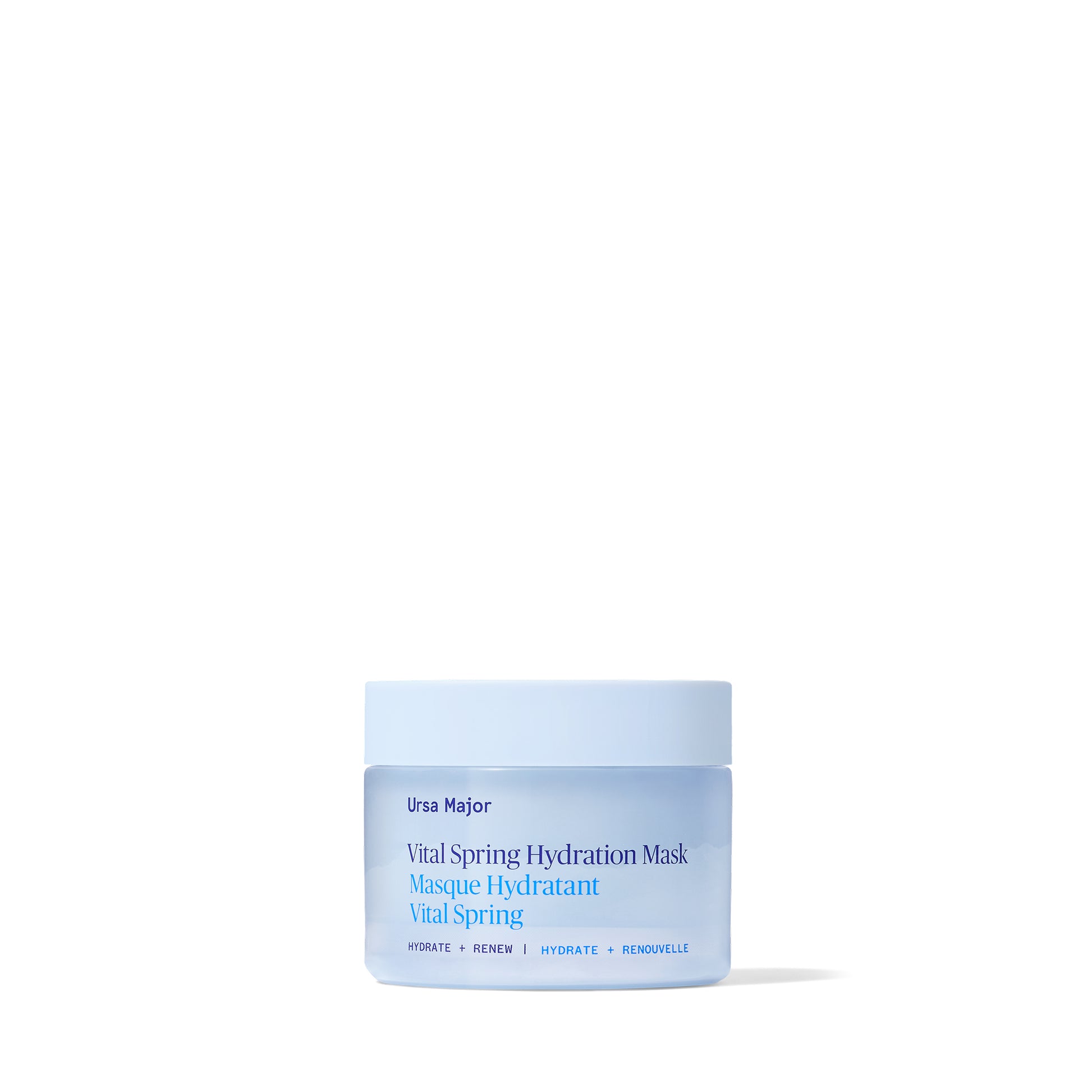 Primary Image of Vital Spring Hydration Mask, light blue skincare jar