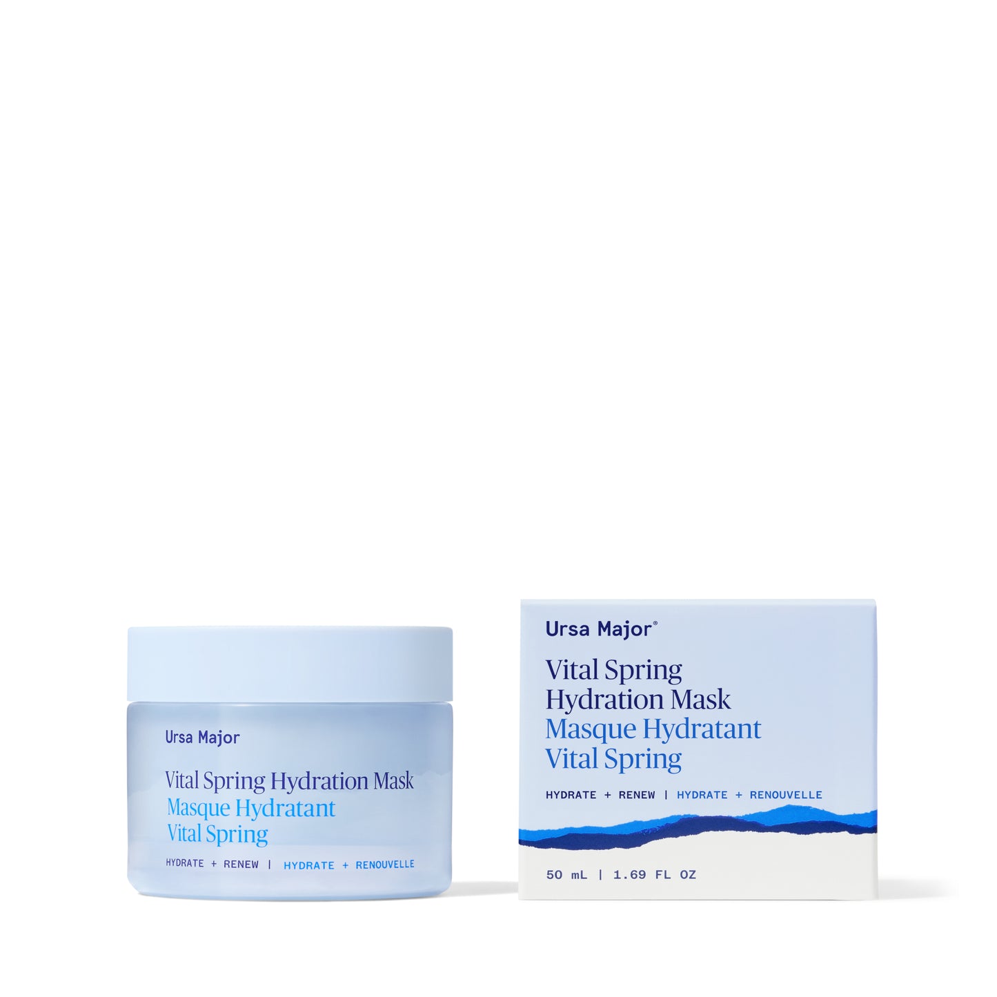 Alternate Image of Vital Spring Hydration Mask, light blue skincare jar