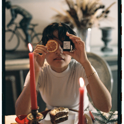 Alternate Image of Oh My Chai Extrait de Parfum Roll-On, dark perfume bottle with person holding it