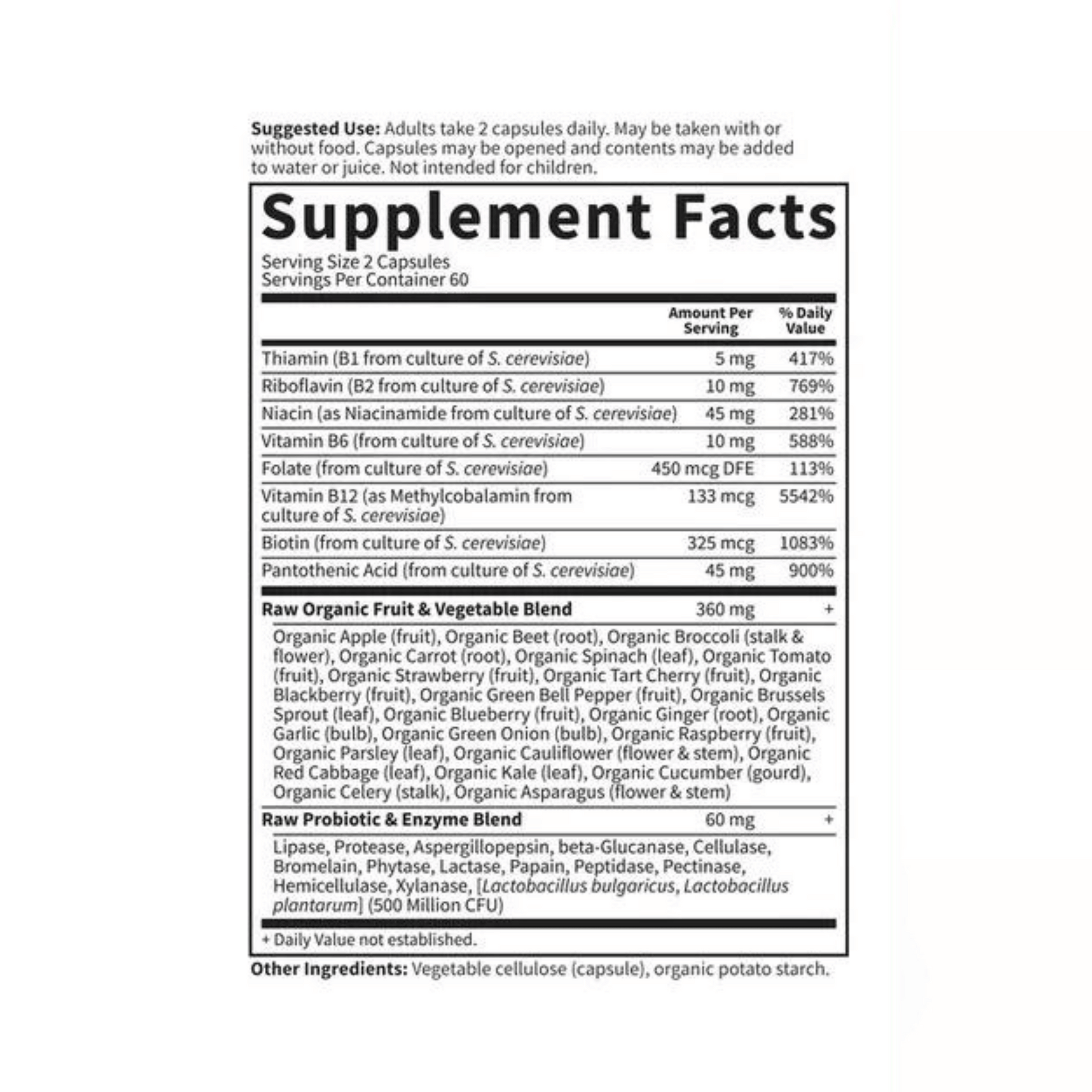 Alternate Image of Vitamin Code Raw B-Complex Capsules