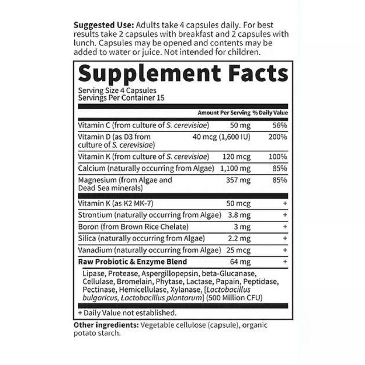Garden of Life Vitamin Code Raw Calcium Capsules (120 count) #10071155