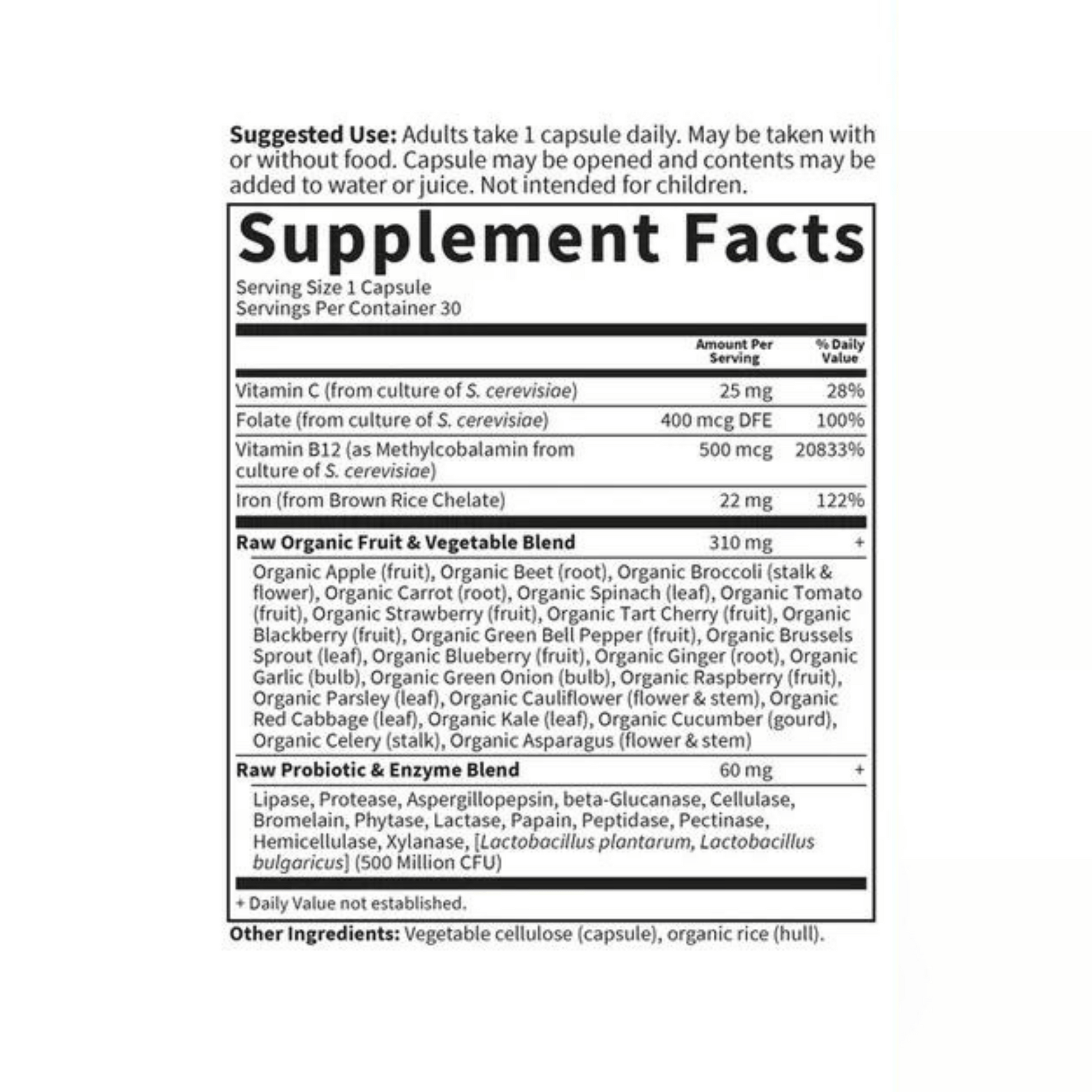 Alternate Image of Vitamin Code Raw Iron Capsules