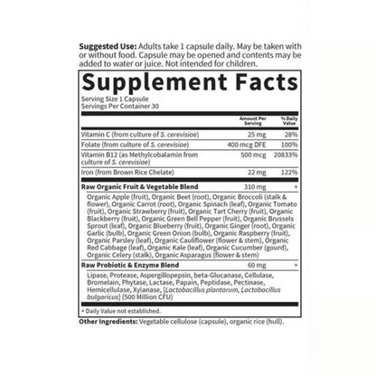 Alternate Image of Vitamin Code Raw Iron Capsules