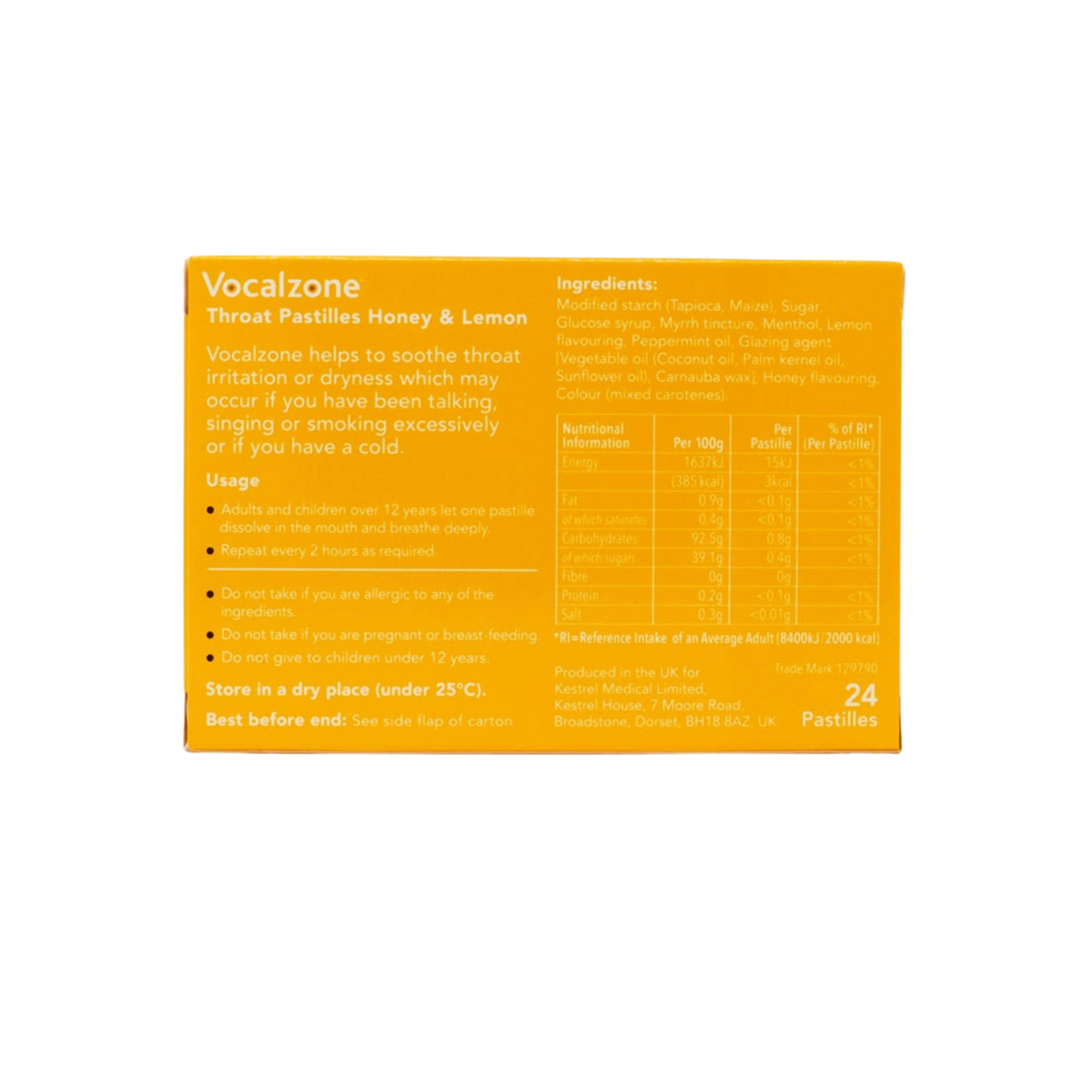 Alternate Image of Honey & Lemon Throat Pastilles