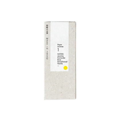 primary image of washi no.1 floral warmth paper incense