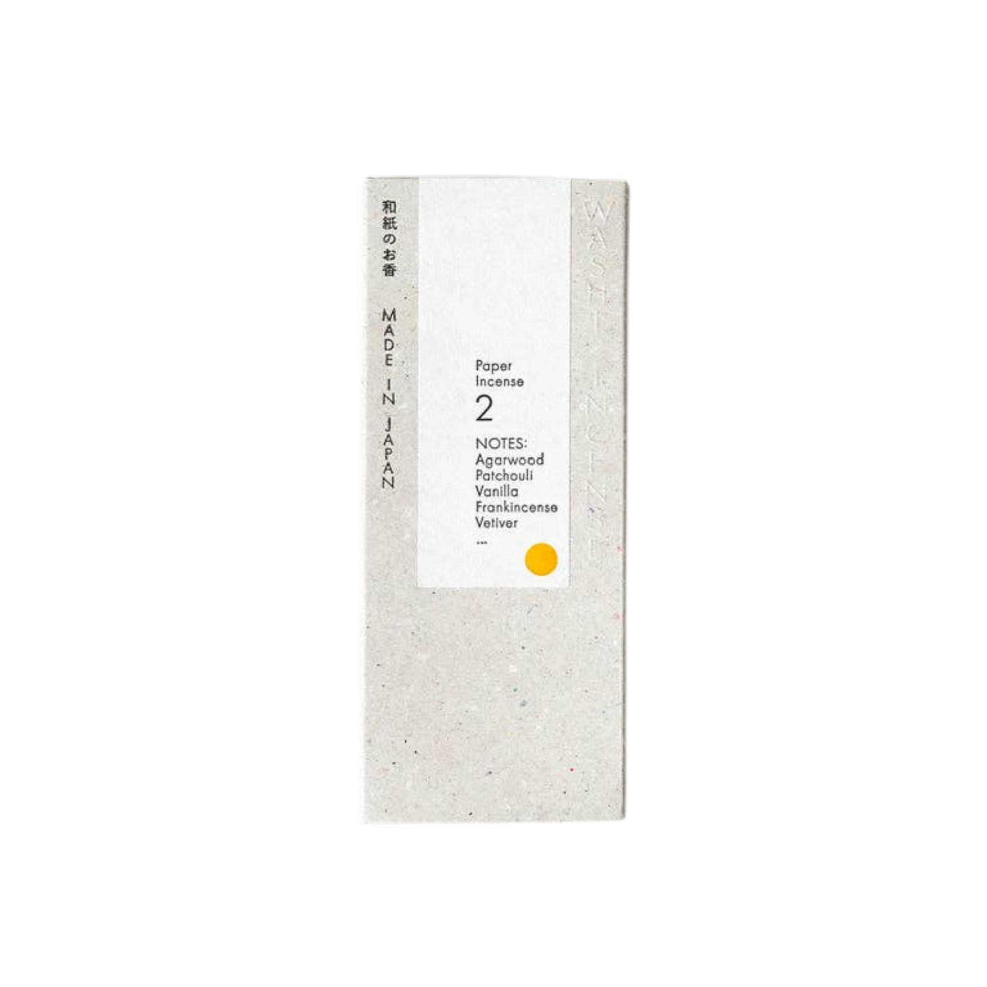 primary image of washi no.2 elegant agarwood paper incense