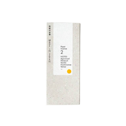 primary image of washi no.2 elegant agarwood paper incense