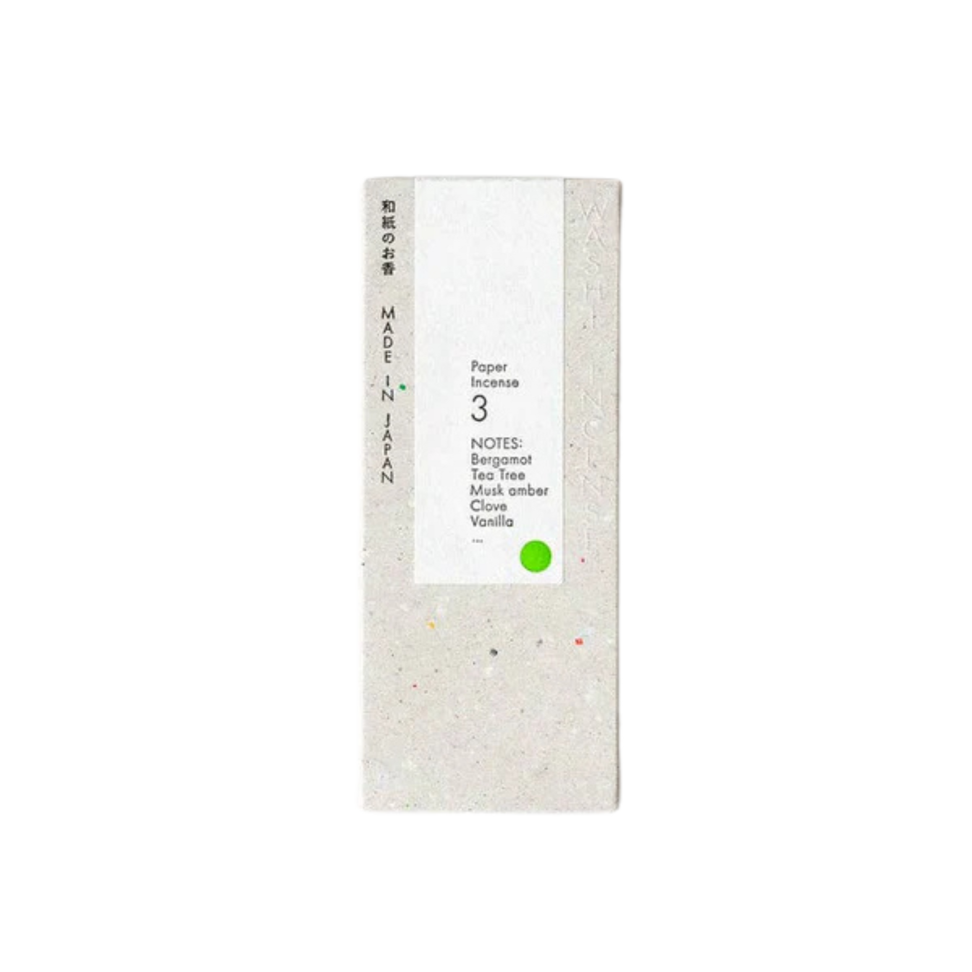 primary image of washi no.3 deep citrus paper incense
