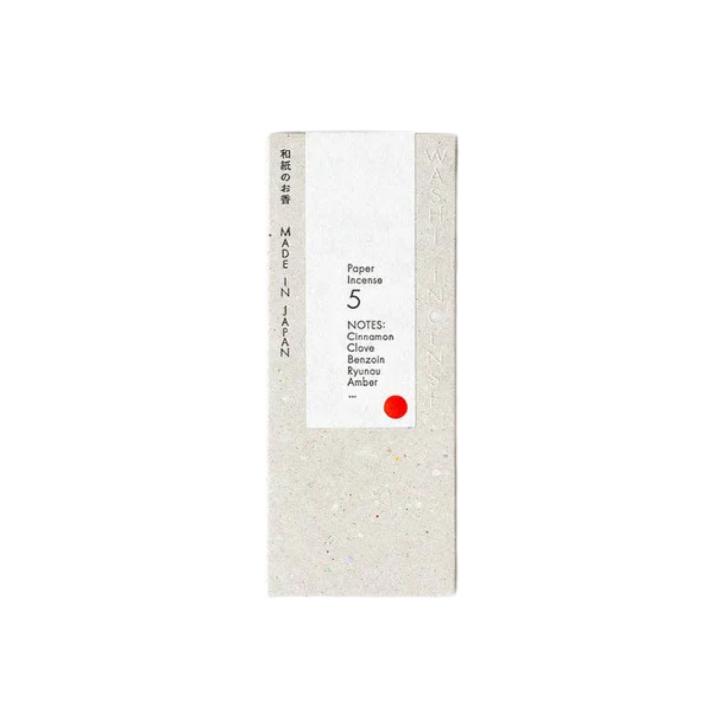 primary image of washi no.5 smoky comfort paper incense