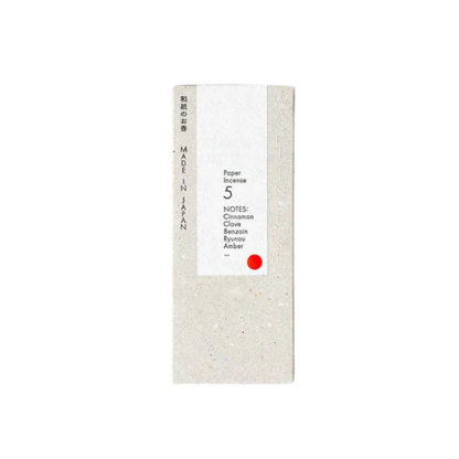 primary image of washi no.5 smoky comfort paper incense